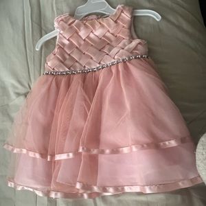 Infant girl dressy dress salmon color brand new no tags